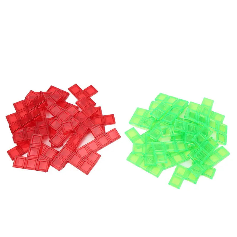 Strategy Board Game Colored Squares Educational Toys Easy To Play For Children Series Indoor Interaction Party Gift 2 - 4 Player