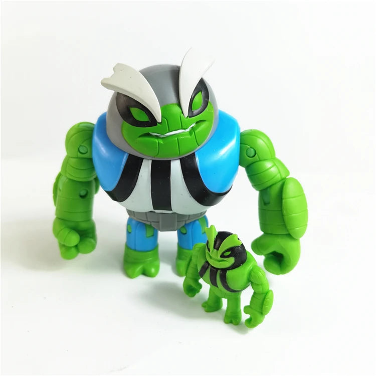Bandai Genuine Ben Tennyson 10 Doll Monster Figure Toys Ben10 Omnitrix Table Ornaments Kids Gifts