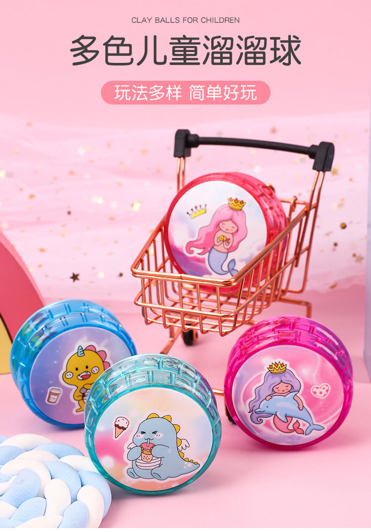 Classic Funny Glowing YoYo Ball LED Flashing Yoyo Toy Children Luminous Yo-Yo Toys Kids Party Glow Entertainment Tool