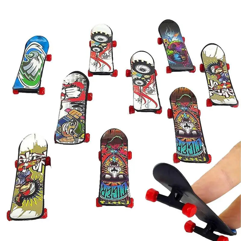 9.5cm Fingerboard Fingerboard Set Finger Scooter Finger Skate Board Maple Wood Professional Mini Skateboard Kid Toys for Boys