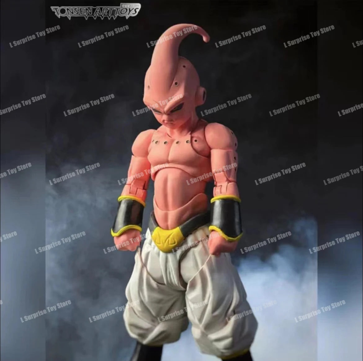 Tonsenarttoys Dragon Ball SHF Adolescent Malevolence Majin Buu Boo Kid Tonsen Arttoys Anime Action Figures Model Collector Toys