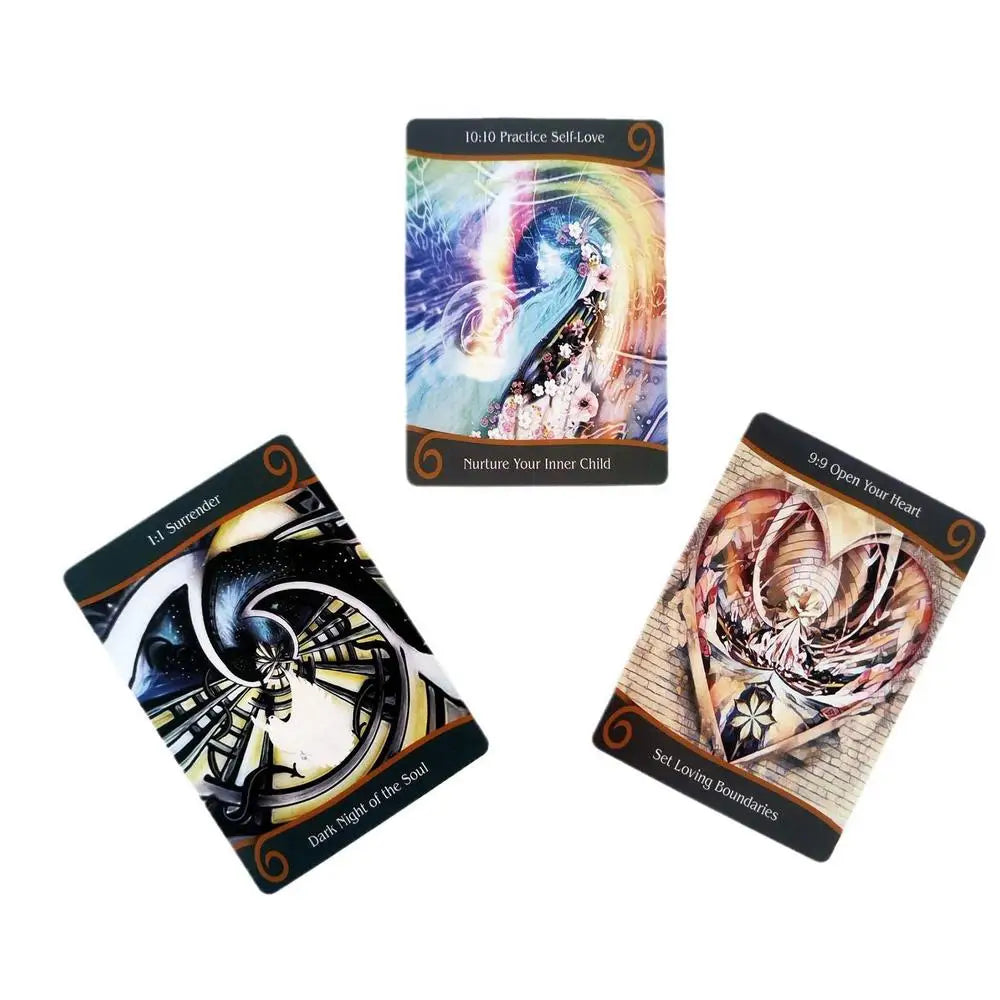 Twin Flame Ascension Oracle Card Board Game Oracle Card Fortune Telling Card Game Divination Tools Oracle Card 55pcs Table Game