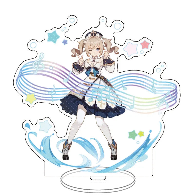 Impact anime Acrylic Stand Figure Game Toys Room Decoration Wanderer Raiden Shogun Tartaglia Zhongli Fan Kids Gifts