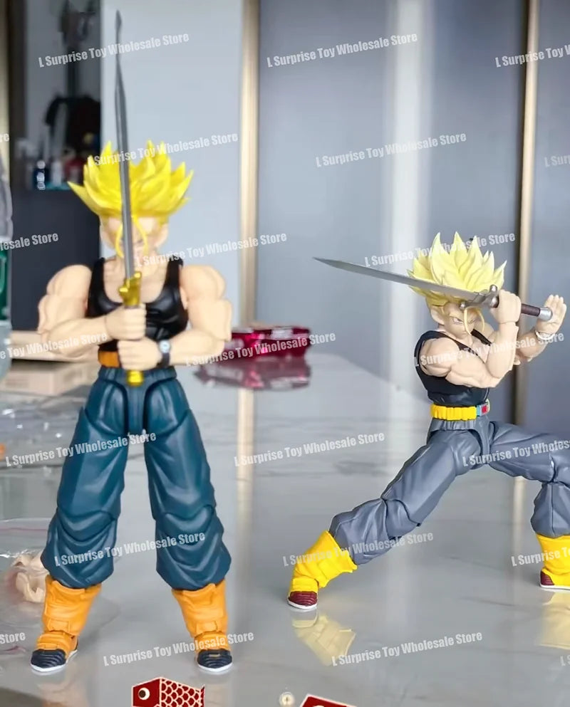 Tonsenarttoys Dragon Ball SHF Trunks Super Saiyan SSJ SSJ2 05A 05B Tonsen Arttoys Custom Accessories Anime Action Figures Toys