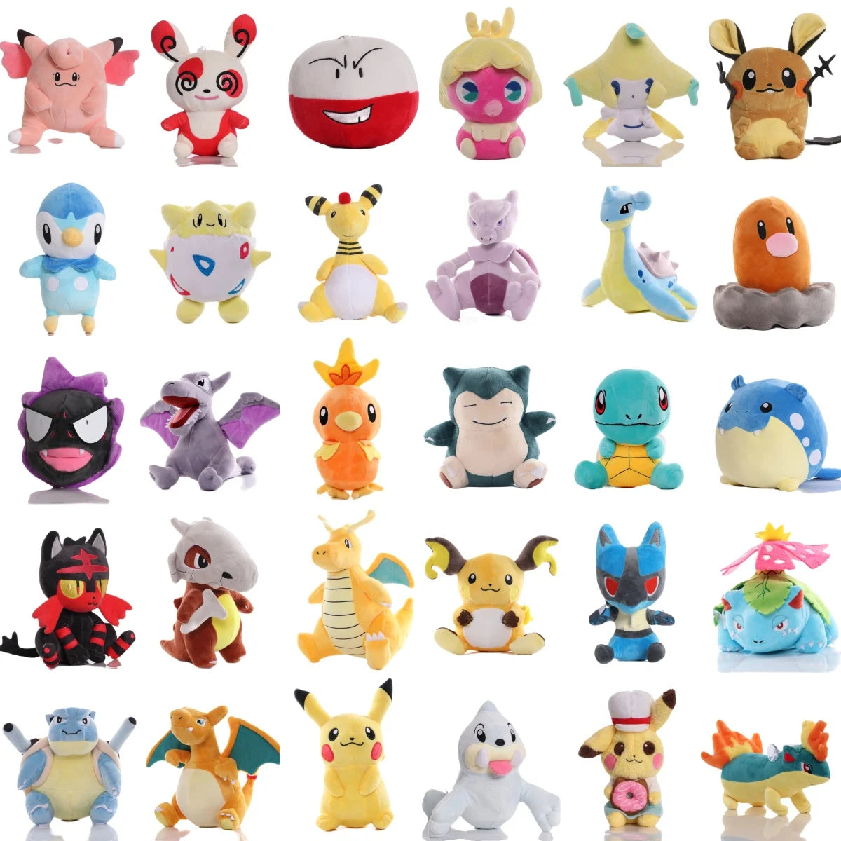 70 Models Pokemon Plush Pikachu Stuffed Doll Scorbunny Smoochum Quilava Phanpy Peluche Kawaii Mewtwo Plushies Toys Kid Gifts