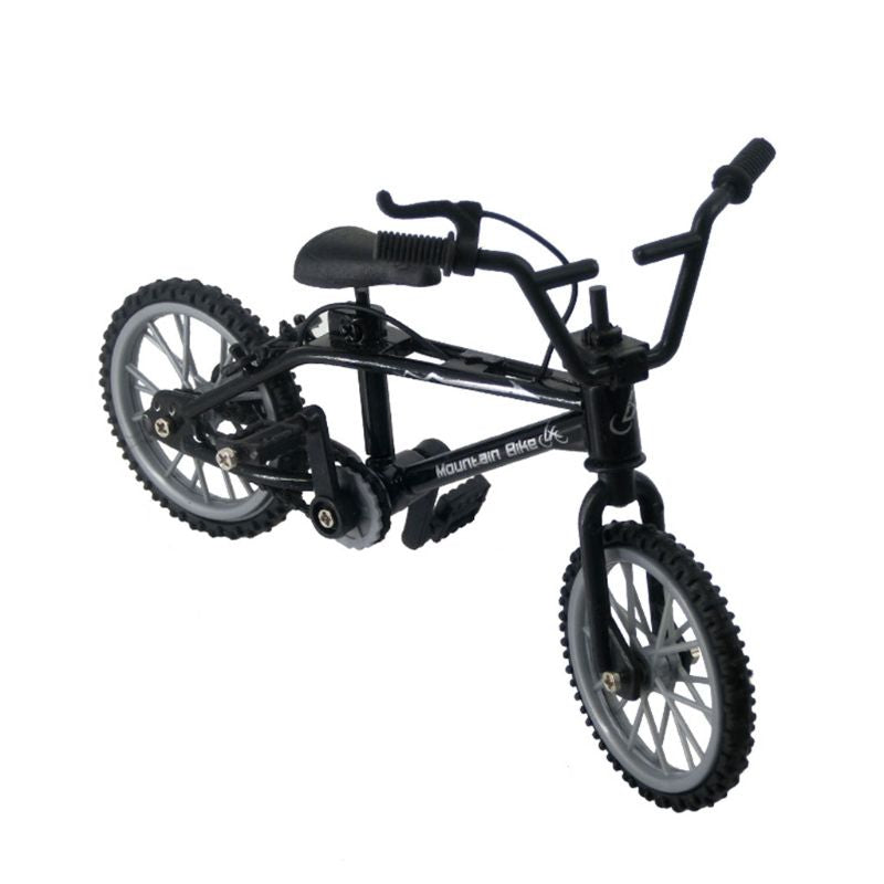 77HD Mini Finger Alloy Miniature MTB Bike Model DIY for Creative Simulation Mountain Cycling Kids Educational Gifts