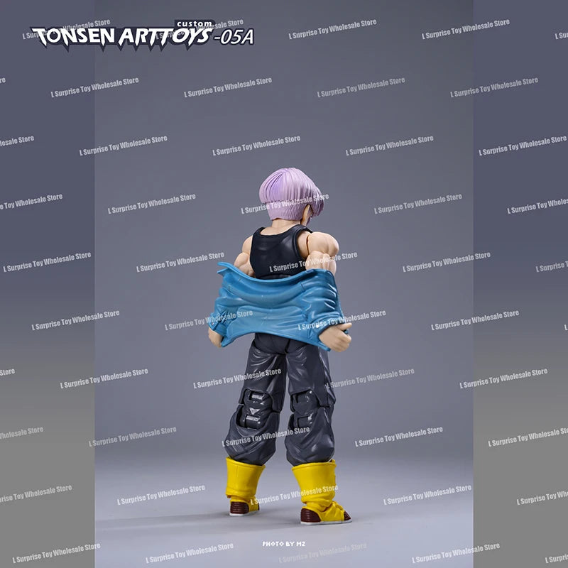 Tonsenarttoys Dragon Ball SHF Trunks Super Saiyan SSJ SSJ2 05A 05B Tonsen Arttoys Custom Accessories Anime Action Figures Toys