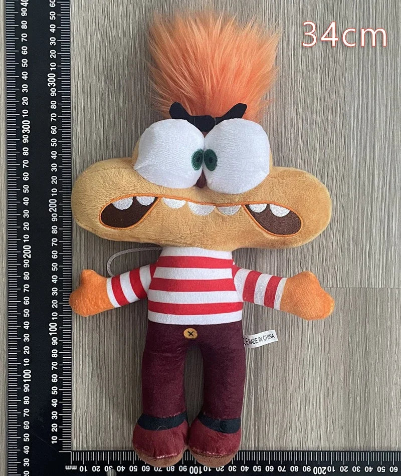 20-30cm Inside Out 2 Disney Pixar Plush Toys Doll ANXIETY Ennui Envy Embarrassment Joy Plushie Stuffed Gift for Kids Christmas