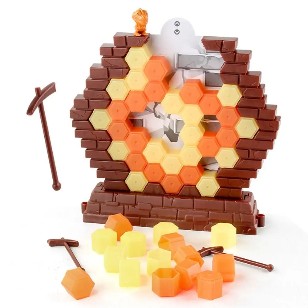 Block Board Game Dinosaur Ice Breaking Game Toy Funny Animals Ice Cubes Balance Toy Green Plastic Dinosaur Trap Toys