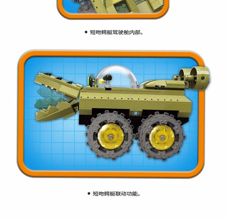 Anime octonauts Octopod GUP Building Blocks Action Figures Ocean creatures Toy Bricks Friend Interaction Kids Toys