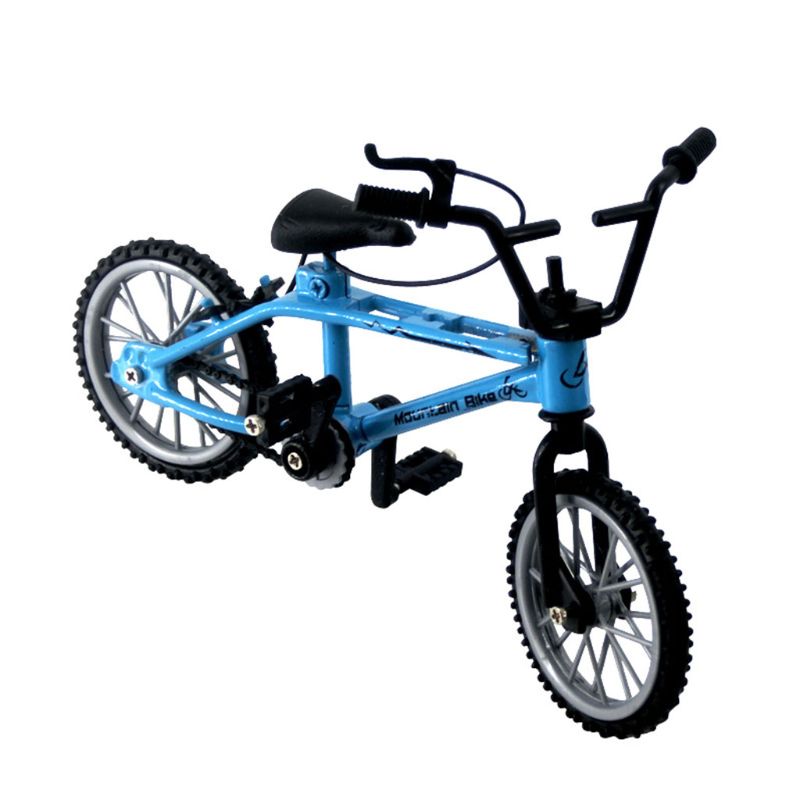 77HD Mini Finger Alloy Miniature MTB Bike Model DIY for Creative Simulation Mountain Cycling Kids Educational Gifts