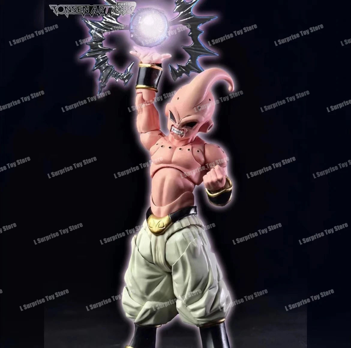 Tonsenarttoys Dragon Ball SHF Adolescent Malevolence Majin Buu Boo Kid Tonsen Arttoys Anime Action Figures Model Collector Toys