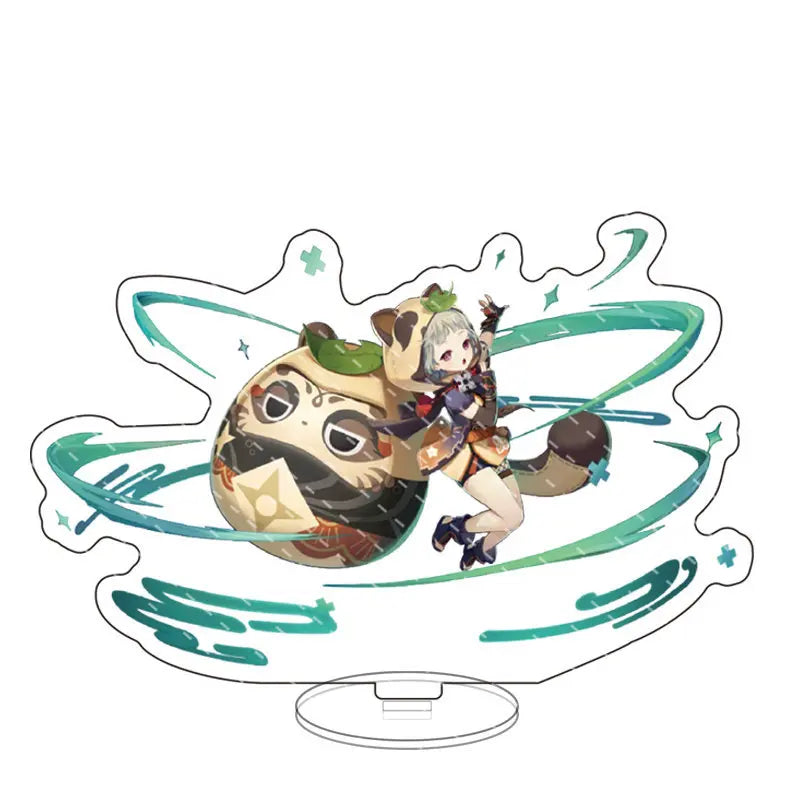 Impact anime Acrylic Stand Figure Game Toys Room Decoration Wanderer Raiden Shogun Tartaglia Zhongli Fan Kids Gifts