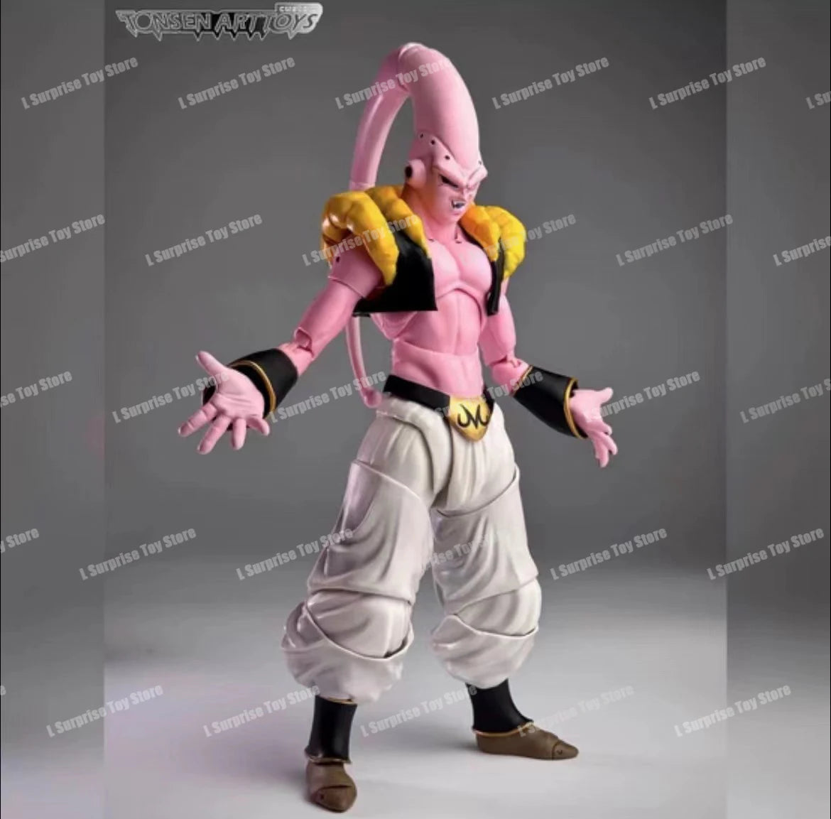 Tonsenarttoys Dragon Ball SHF Adolescent Malevolence Majin Buu Boo Kid Tonsen Arttoys Anime Action Figures Model Collector Toys