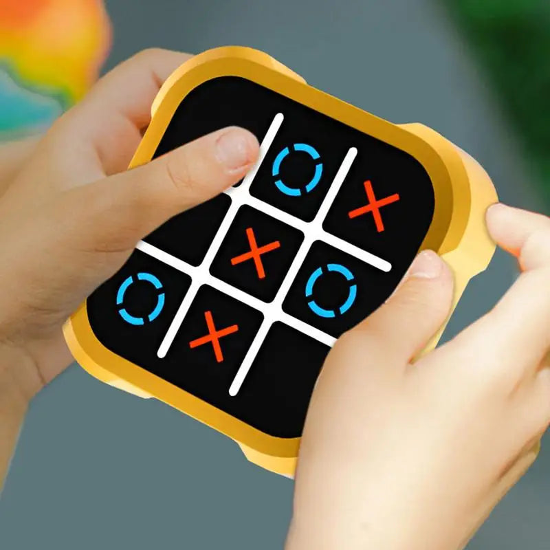 Tic Tac Toys Bolt Game 3 in1 Handheld Puzzle Game Console Portable Child Board Game Chess Toys For Child Puzzle Fingertip Toy