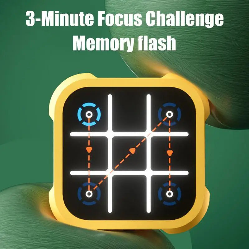 Tic Tac Toys Bolt Game 3 in1 Handheld Puzzle Game Console Portable Child Board Game Chess Toys For Child Puzzle Fingertip Toy