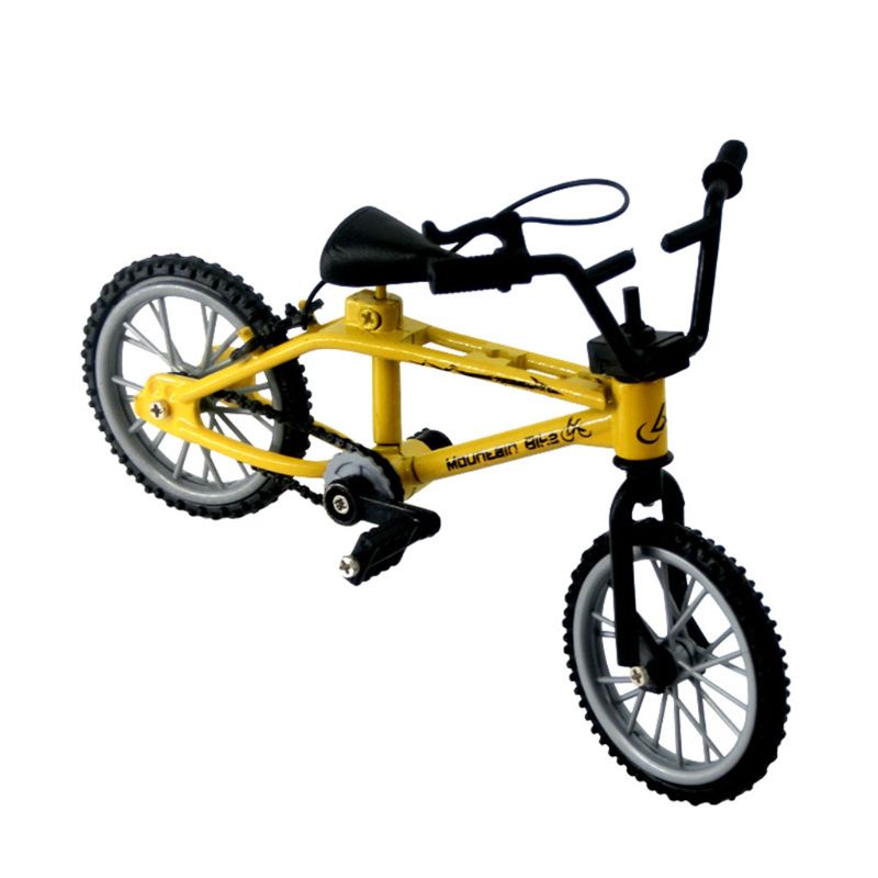 77HD Mini Finger Alloy Miniature MTB Bike Model DIY for Creative Simulation Mountain Cycling Kids Educational Gifts