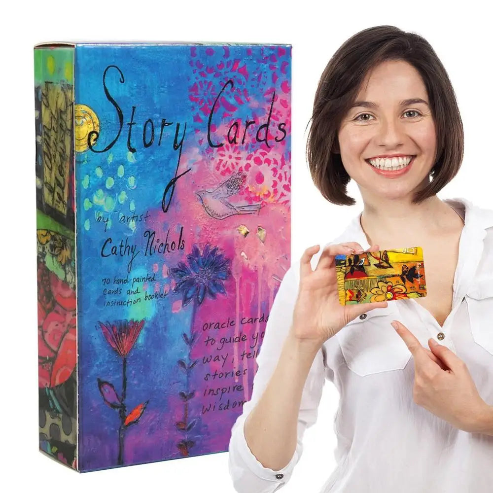 70pcs Story Cards For Fate Divination English Tarot Cards Oracle Cards Fortune Telling Board Game Party Entertainment Card Game