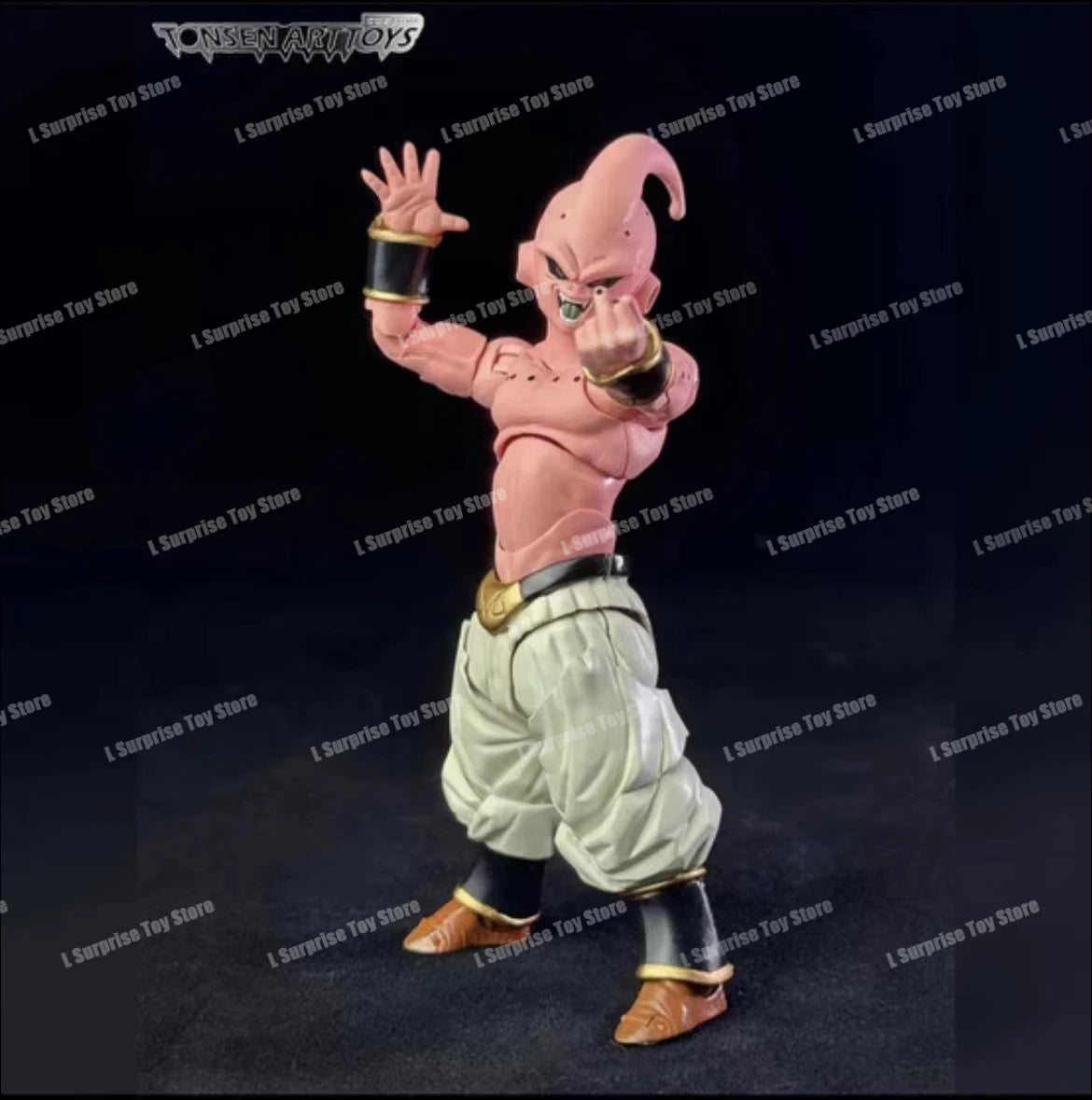 Tonsenarttoys Dragon Ball SHF Adolescent Malevolence Majin Buu Boo Kid Tonsen Arttoys Anime Action Figures Model Collector Toys