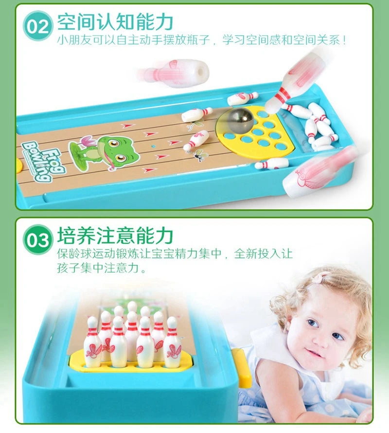 Baby Toys For Children Mini Bowling Games Parent-Child Interactive Board Game Table Tabletop Kids Toys Boys And Girls Desk Toys