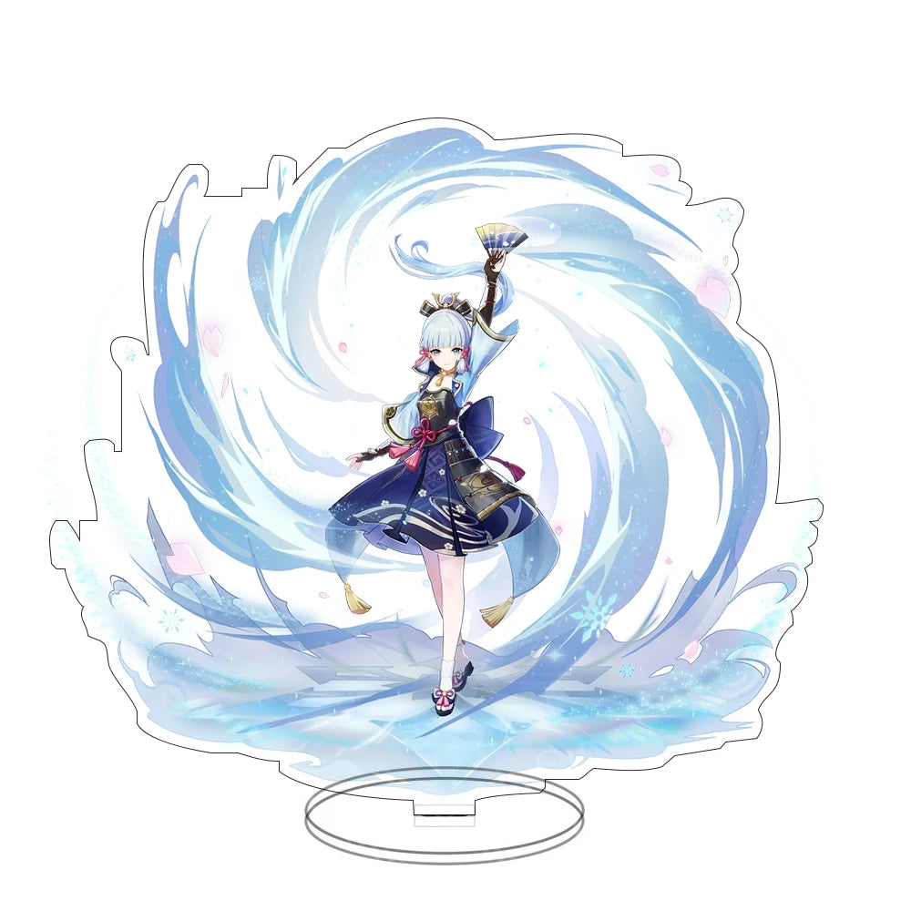 Impact anime Acrylic Stand Figure Game Toys Room Decoration Wanderer Raiden Shogun Tartaglia Zhongli Fan Kids Gifts