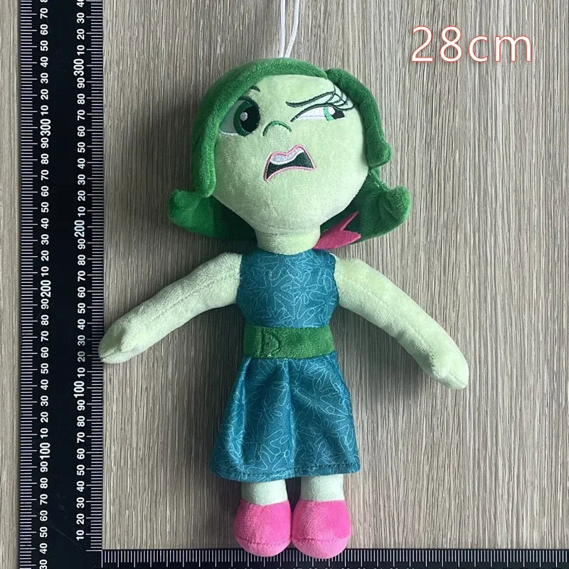 20-30cm Inside Out 2 Disney Pixar Plush Toys Doll ANXIETY Ennui Envy Embarrassment Joy Plushie Stuffed Gift for Kids Christmas