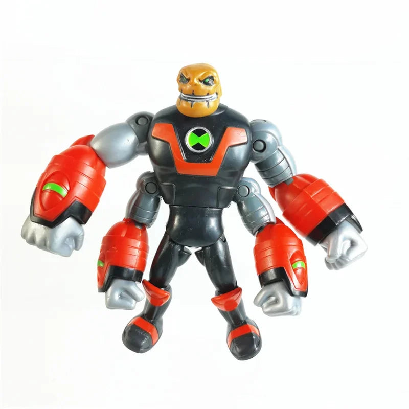 Bandai Genuine Ben Tennyson 10 Doll Monster Figure Toys Ben10 Omnitrix Table Ornaments Kids Gifts