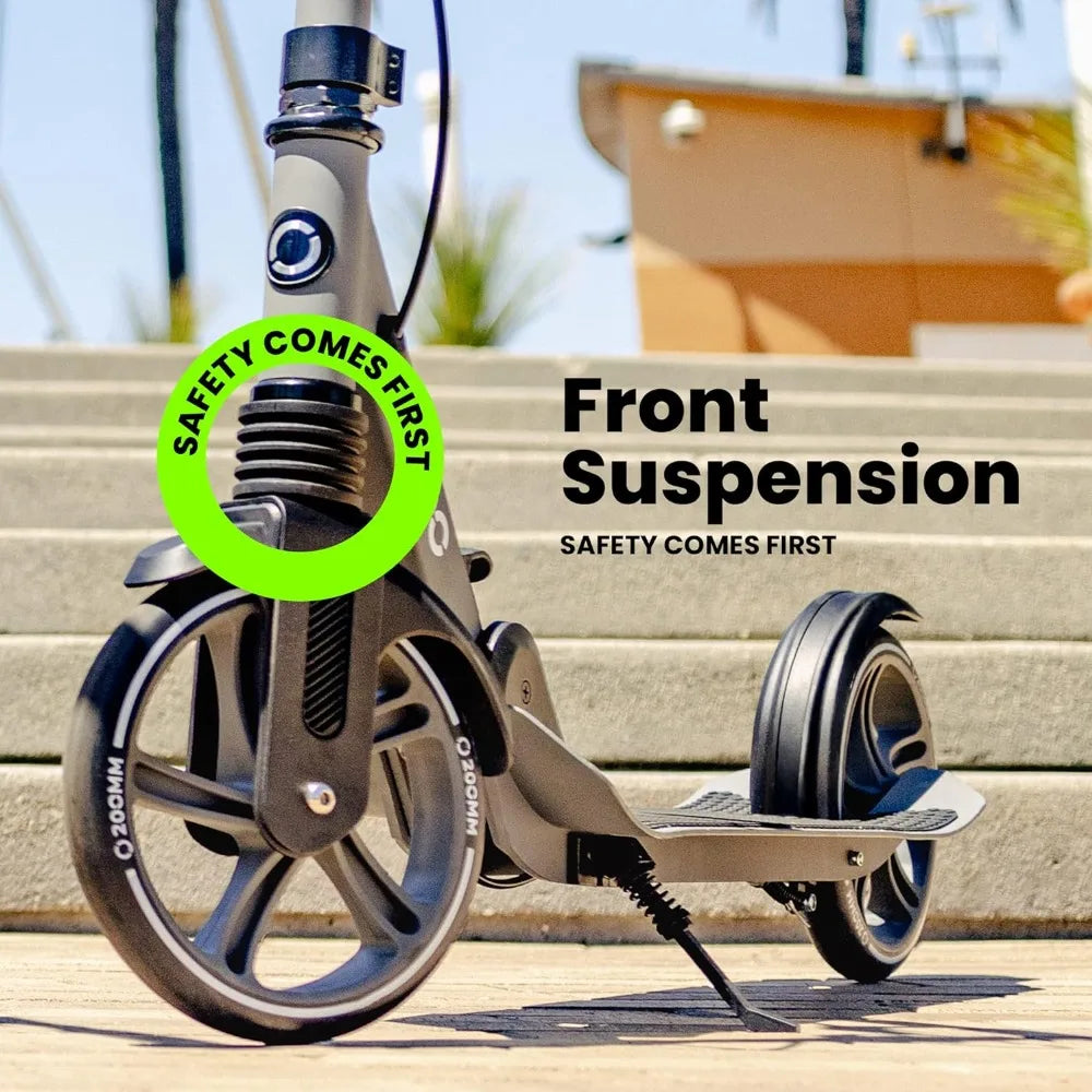 Big Wheels Kick Scooter for Kids 8 Years Old, Teens 12 Years and up, Youth and Adults. Commuter Scooters