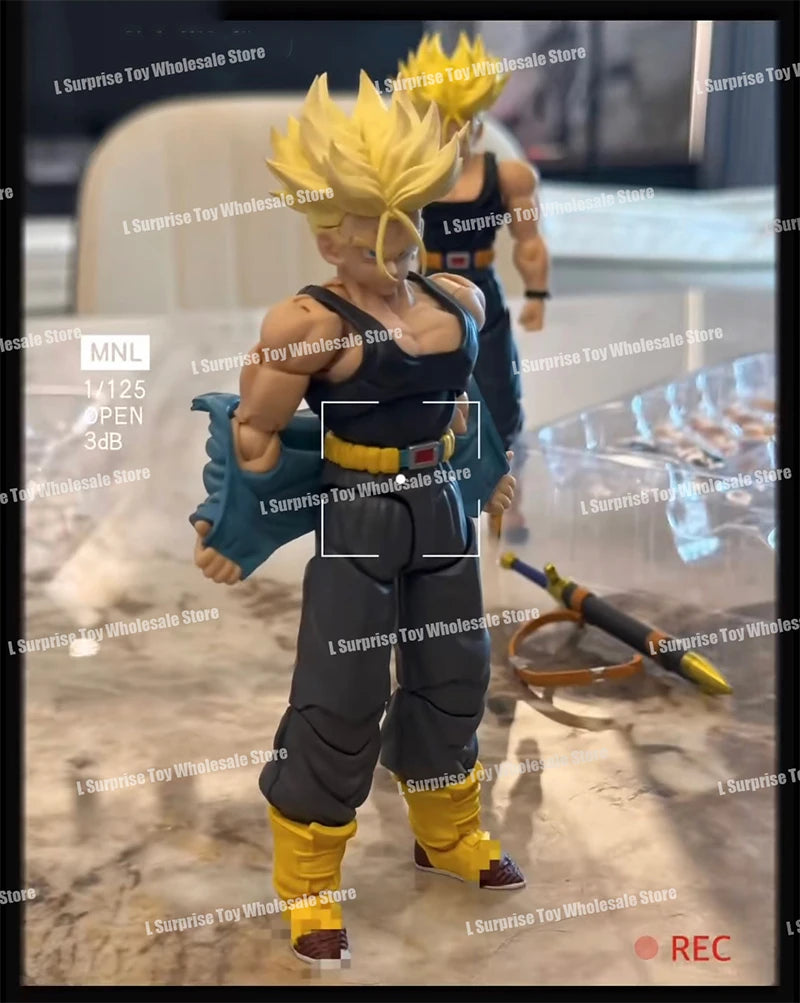 Tonsenarttoys Dragon Ball SHF Trunks Super Saiyan SSJ SSJ2 05A 05B Tonsen Arttoys Custom Accessories Anime Action Figures Toys