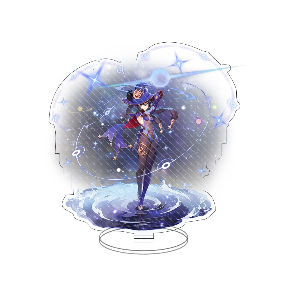 Impact anime Acrylic Stand Figure Game Toys Room Decoration Wanderer Raiden Shogun Tartaglia Zhongli Fan Kids Gifts