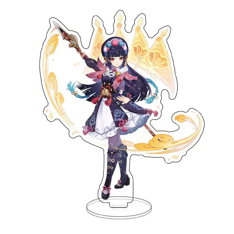 Impact anime Acrylic Stand Figure Game Toys Room Decoration Wanderer Raiden Shogun Tartaglia Zhongli Fan Kids Gifts