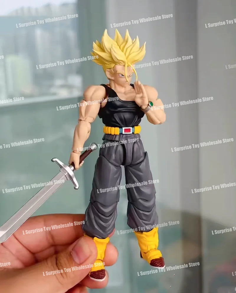 Tonsenarttoys Dragon Ball SHF Trunks Super Saiyan SSJ SSJ2 05A 05B Tonsen Arttoys Custom Accessories Anime Action Figures Toys