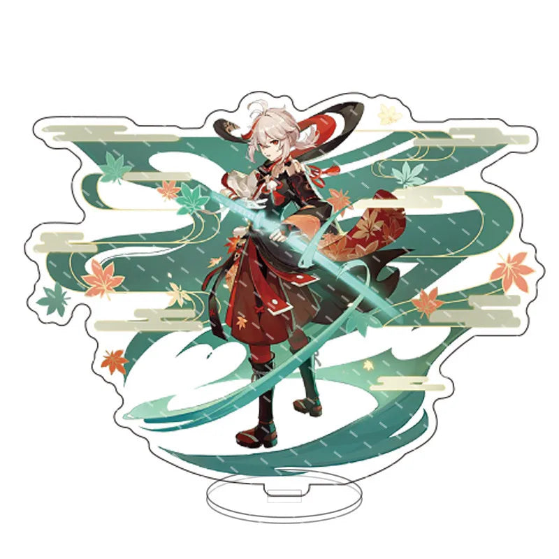Impact anime Acrylic Stand Figure Game Toys Room Decoration Wanderer Raiden Shogun Tartaglia Zhongli Fan Kids Gifts