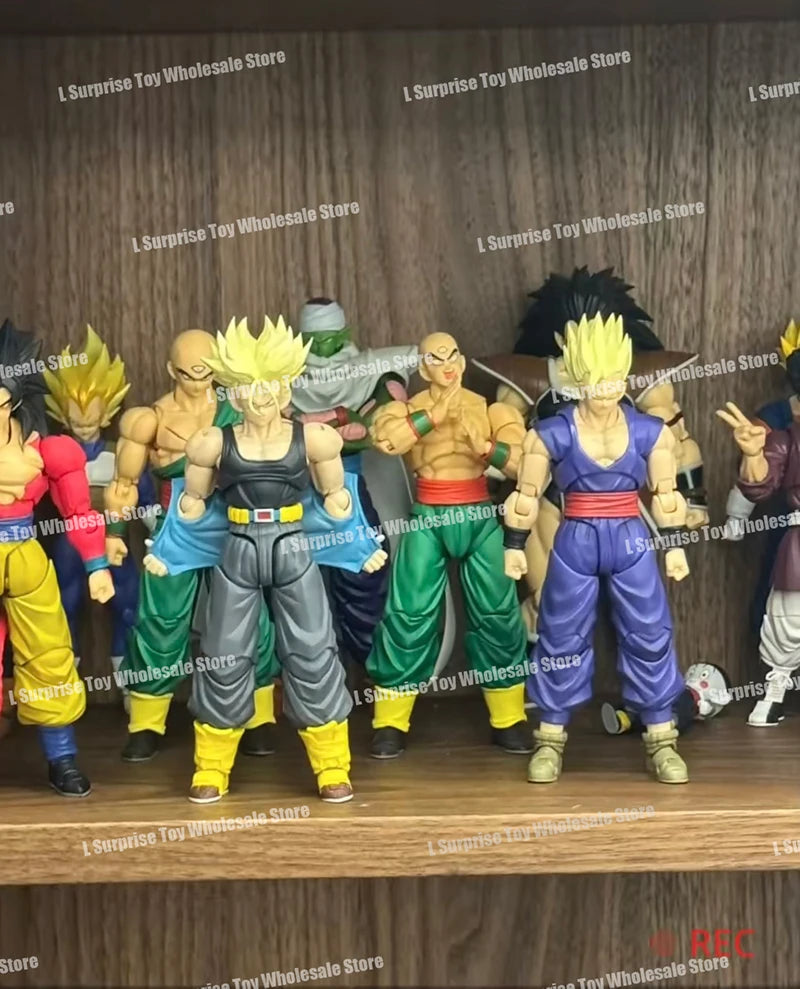 Tonsenarttoys Dragon Ball SHF Trunks Super Saiyan SSJ SSJ2 05A 05B Tonsen Arttoys Custom Accessories Anime Action Figures Toys
