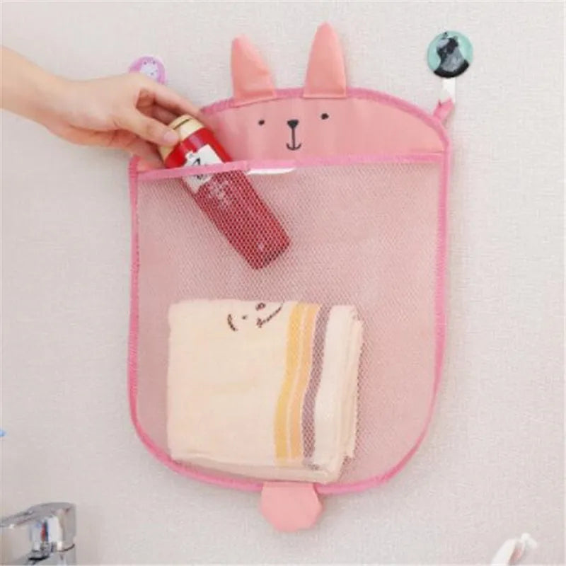 Baby Bathroom Mesh Bag Bath Toys Bag Kids Basket Net Children's Games Network Waterproof Cloth Sand Toys Beach Storage Organizer