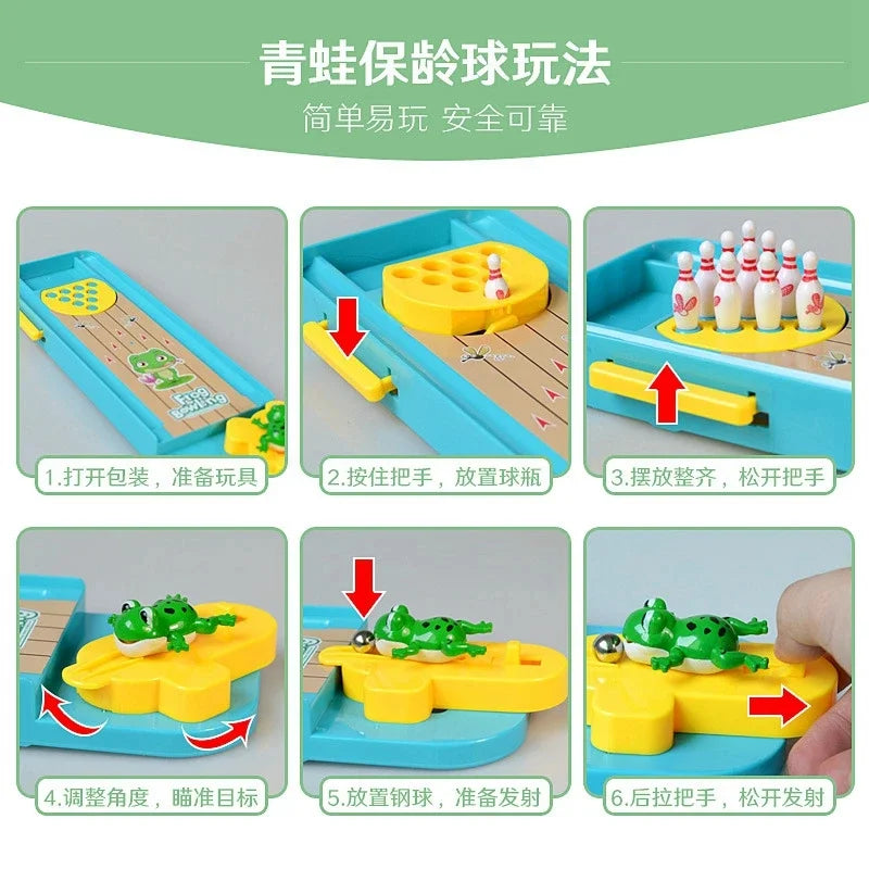 Baby Toys For Children Mini Bowling Games Parent-Child Interactive Board Game Table Tabletop Kids Toys Boys And Girls Desk Toys