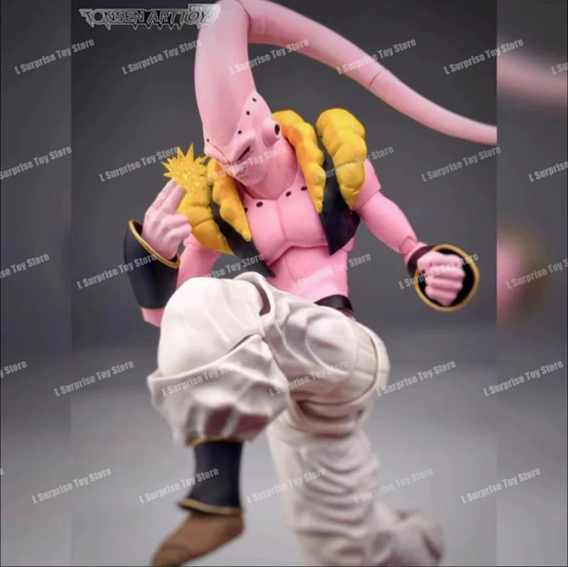 Tonsenarttoys Dragon Ball SHF Adolescent Malevolence Majin Buu Boo Kid Tonsen Arttoys Anime Action Figures Model Collector Toys