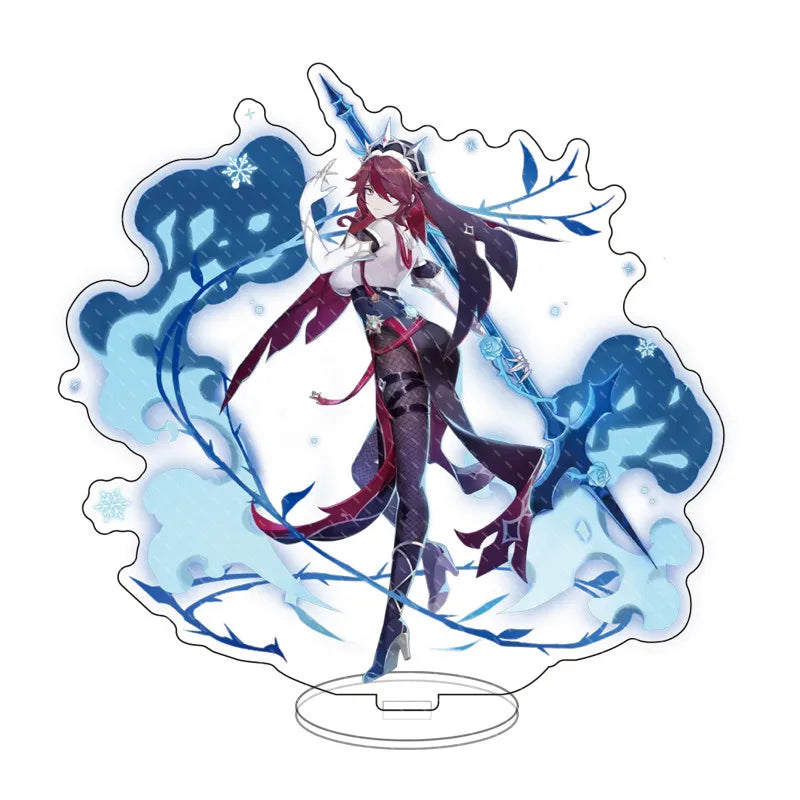Impact anime Acrylic Stand Figure Game Toys Room Decoration Wanderer Raiden Shogun Tartaglia Zhongli Fan Kids Gifts