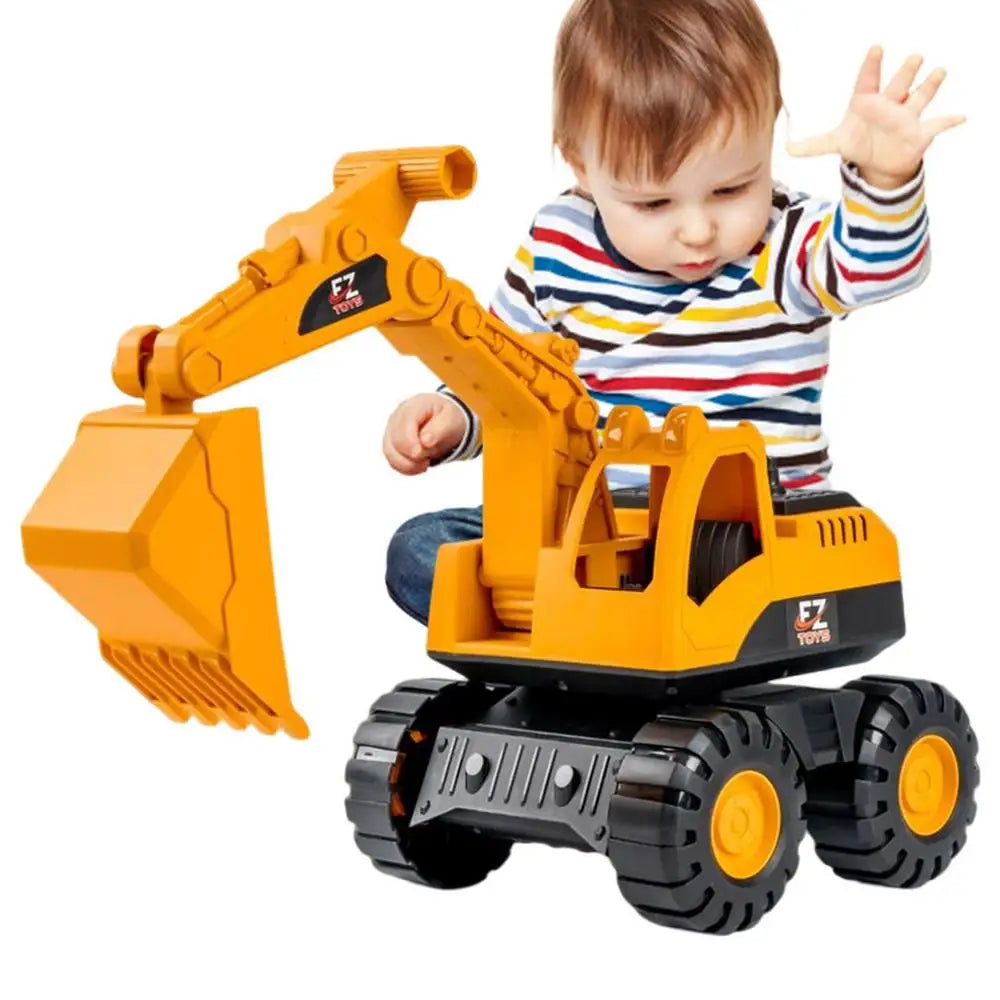Simulation Excavator Truck Model Tractor Toy Dump Truck Model Car Toys Mini Cars Excavator Dump Truck Model Kids Birthday Gift