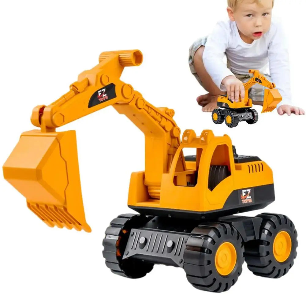 Simulation Excavator Truck Model Tractor Toy Dump Truck Model Car Toys Mini Cars Excavator Dump Truck Model Kids Birthday Gift