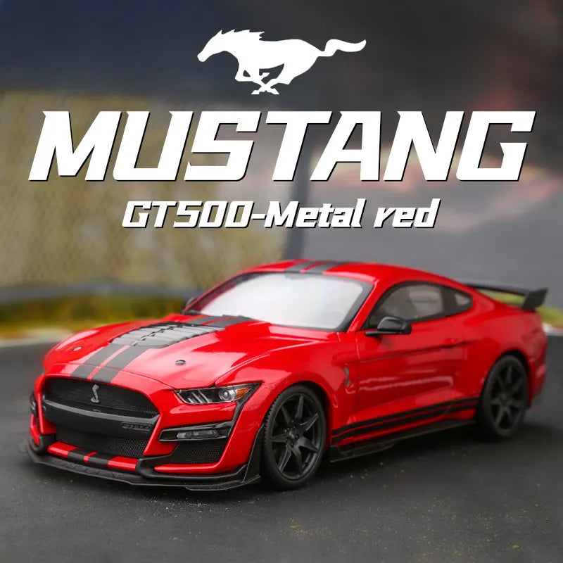 1:32 Ford Mustang Shelby GT500 Alloy Sports Car Model Diecast & Toy Vehicles Metal Car Model Simulation Collection Kids Toy Gift