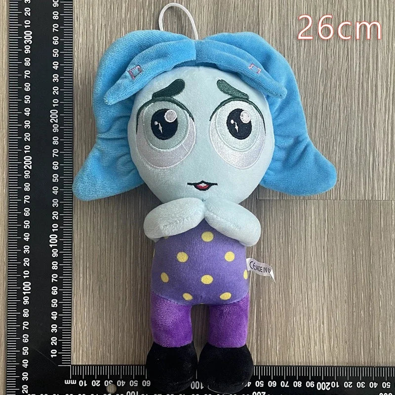 20-30cm Inside Out 2 Disney Pixar Plush Toys Doll ANXIETY Ennui Envy Embarrassment Joy Plushie Stuffed Gift for Kids Christmas