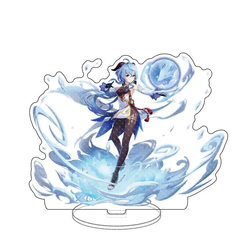 Impact anime Acrylic Stand Figure Game Toys Room Decoration Wanderer Raiden Shogun Tartaglia Zhongli Fan Kids Gifts
