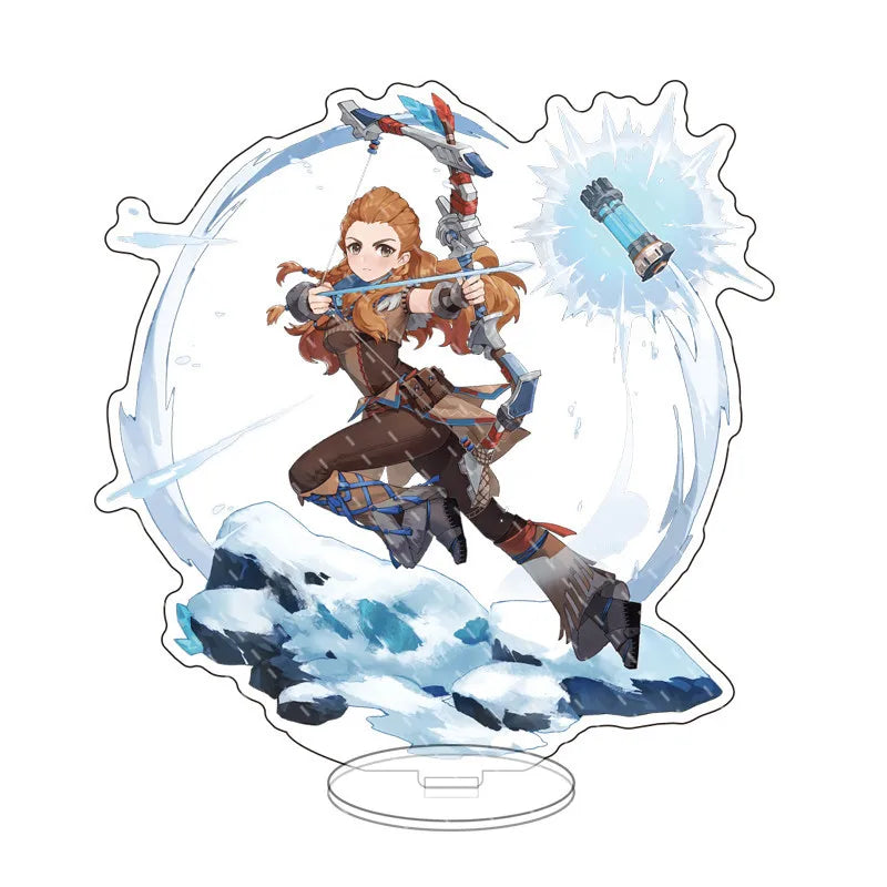 Impact anime Acrylic Stand Figure Game Toys Room Decoration Wanderer Raiden Shogun Tartaglia Zhongli Fan Kids Gifts