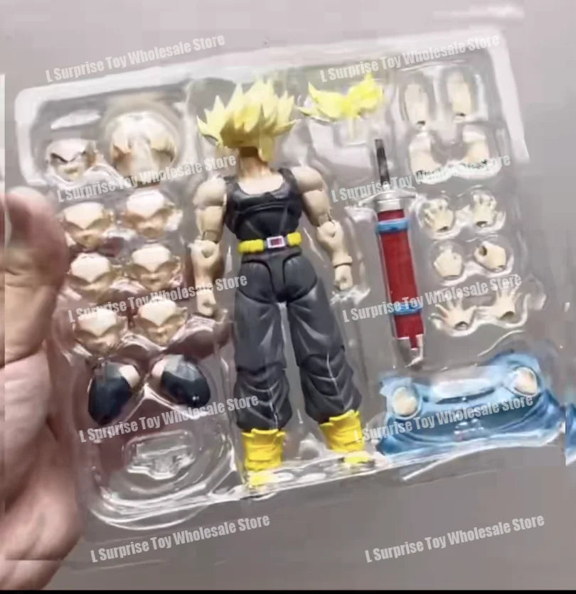 Tonsenarttoys Dragon Ball SHF Trunks Super Saiyan SSJ SSJ2 05A 05B Tonsen Arttoys Custom Accessories Anime Action Figures Toys