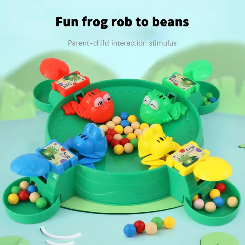 Children's Early Frog Eat Beans Indoor Parent-child Interact Stimulus Battle Educational Board Game Amusement Toy Fangle Indoor