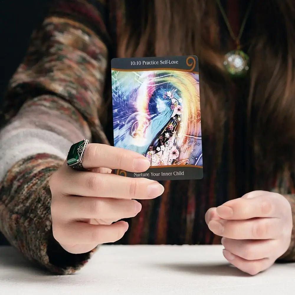 Twin Flame Ascension Oracle Card Board Game Oracle Card Fortune Telling Card Game Divination Tools Oracle Card 55pcs Table Game