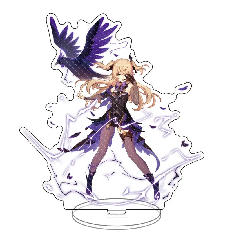 Impact anime Acrylic Stand Figure Game Toys Room Decoration Wanderer Raiden Shogun Tartaglia Zhongli Fan Kids Gifts