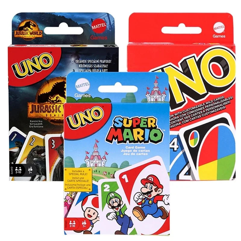 Mattel Games UNO Hello Kitty Card Game for Family Night Featuring Tv Show Themed Graphics and a Special Rule for 2-10 Players