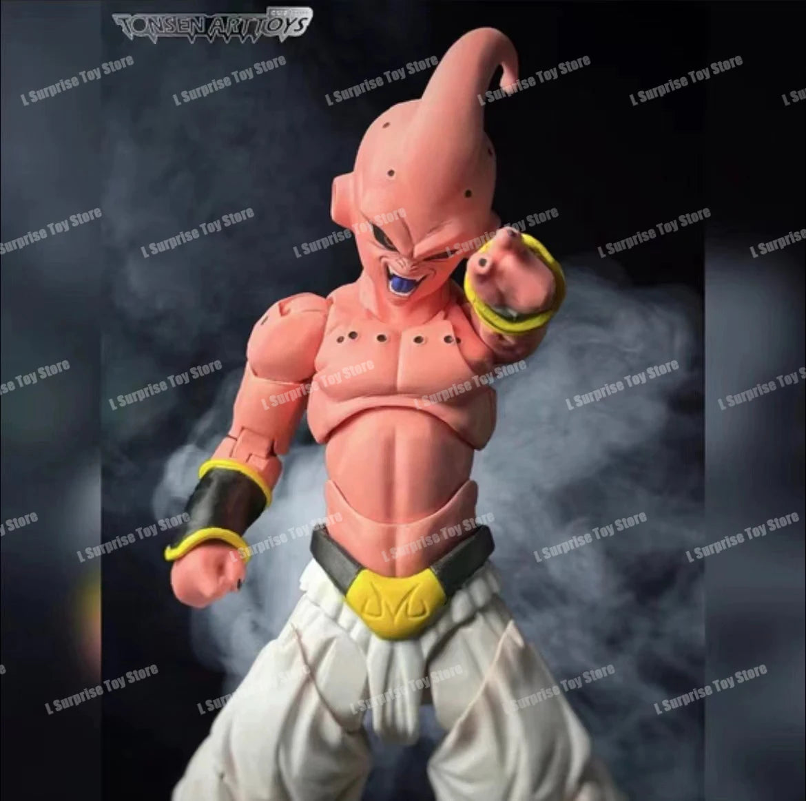 Tonsenarttoys Dragon Ball SHF Adolescent Malevolence Majin Buu Boo Kid Tonsen Arttoys Anime Action Figures Model Collector Toys